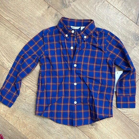 Janie and Jack plaid button down. Size 2T - Picture 1 of 3